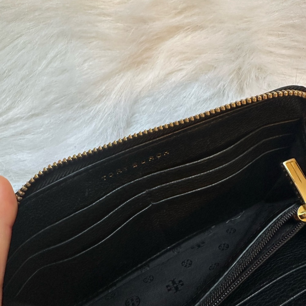 Tory Burch Landon black leather continental wallet - Picture 6 of 12
